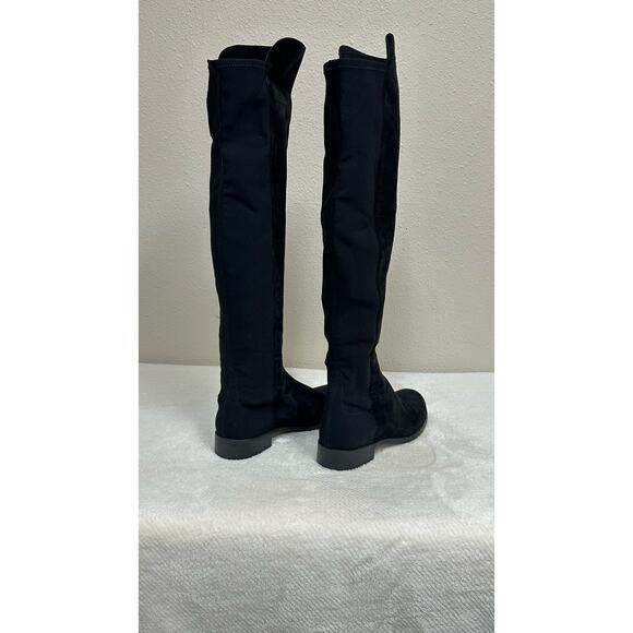Stuart Weitzman Black Suede Over-the-Knee Boots - Women’s - US 5 - EU 35 - Picture 4 of 8